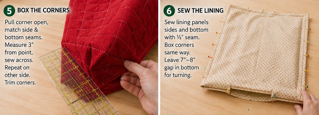 Jumbo Quilted Santa Sacks for Oversized Presents