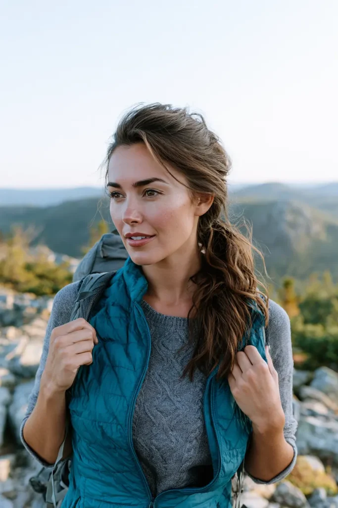 Lightweight Packable Quilted Vest for Effortless Travel Style
