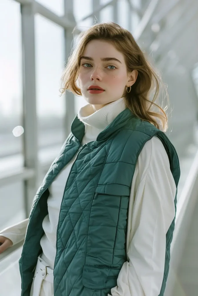 Lightweight Packable Quilted Vest for Effortless Travel Style