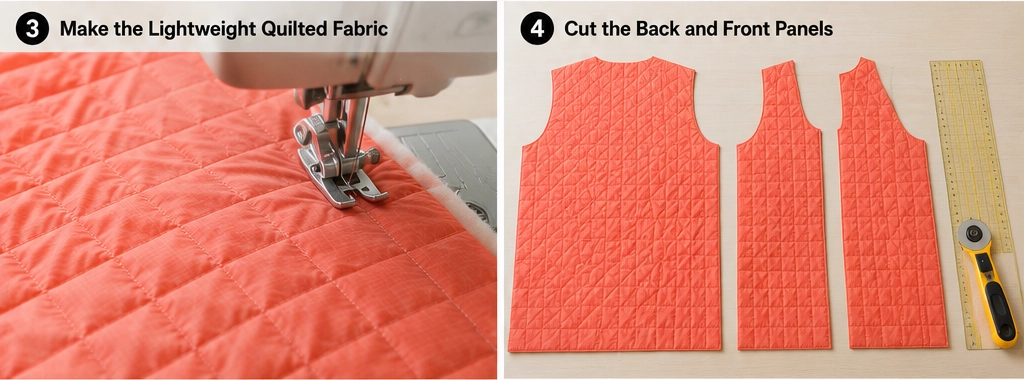 Lightweight Packable Quilted Vest for Effortless Travel Style