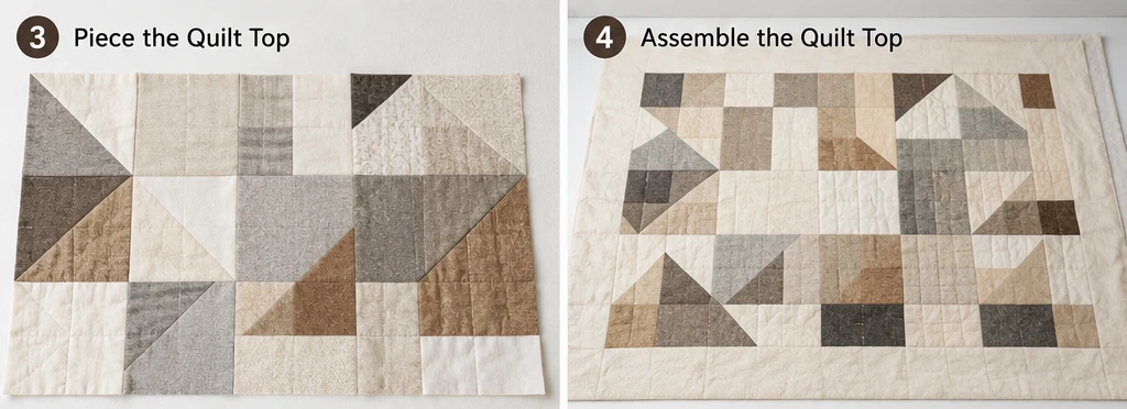 Minimalist Neutral Fall Quilts for Serene, Cozy Spaces