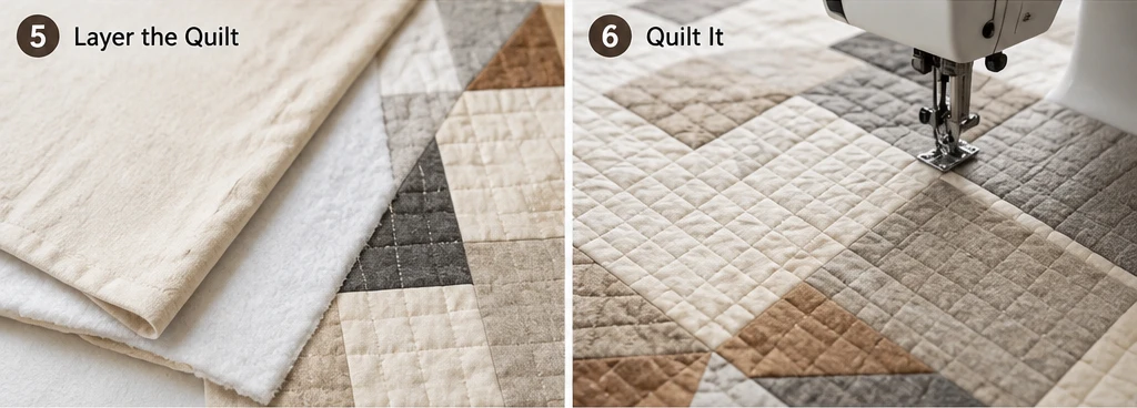 Minimalist Neutral Fall Quilts for Serene, Cozy Spaces