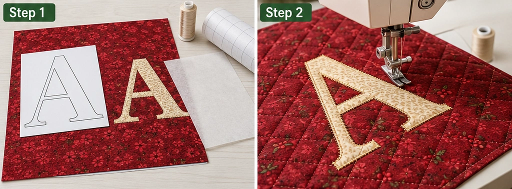 Personalized Monogrammed Quilted Gift Bags