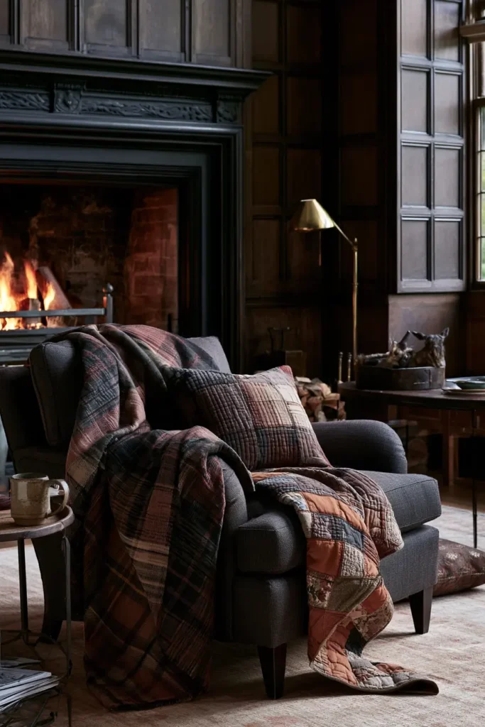 Reversible Fall Quilted Throws for Versatile Seasonal Styling