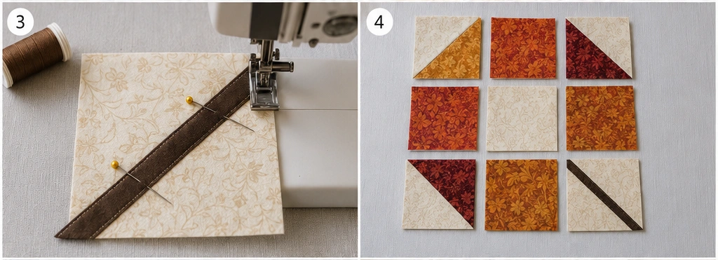 Rustic Maple Leaf Quilt Patterns for Warm Autumn Bedrooms