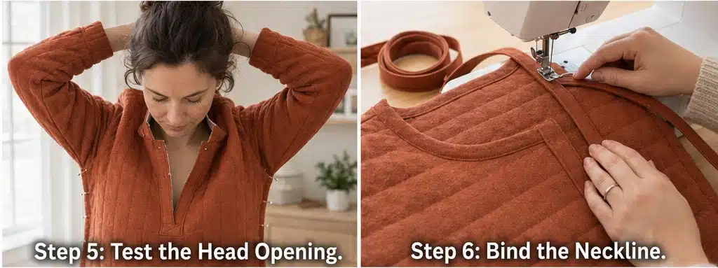 Soft Quilted Henley Top for Casual Farmhouse Layering
