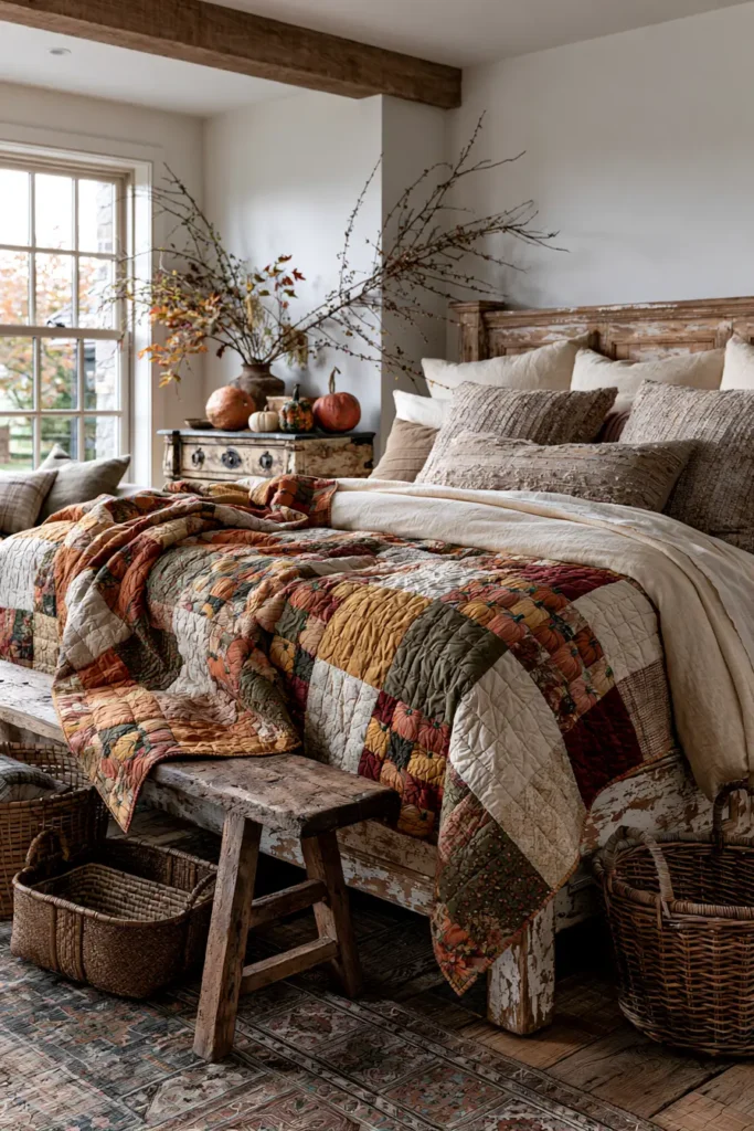 Vintage Pumpkin Patch Quilt Designs for Farmhouse Charm