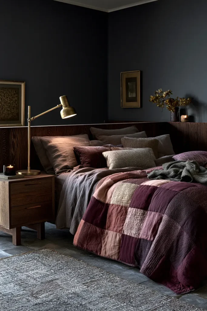 Warm Amber and Rust Ombre Quilts for Elegant Bed Covers