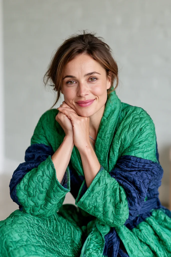 Belted Quilted Midi Jacket for a Flattering Feminine Silhouette