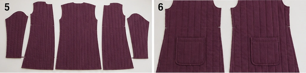Belted Quilted Midi Jacket for a Flattering Feminine Silhouette