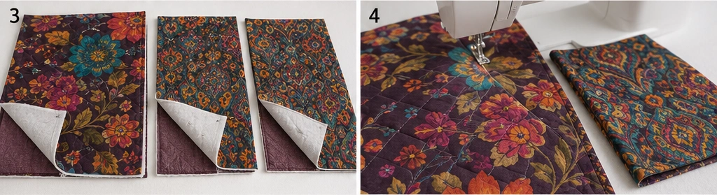 Boho Floral Quilted Jacket for a Pop of Autumn Color