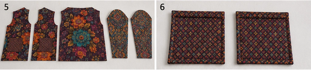 Boho Floral Quilted Jacket for a Pop of Autumn Color