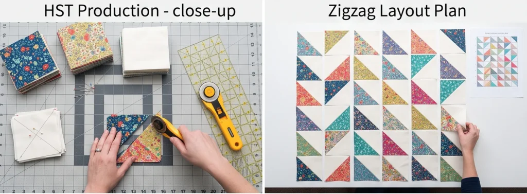 Bold Chevron Layer Cake Quilt for Contemporary Appeal