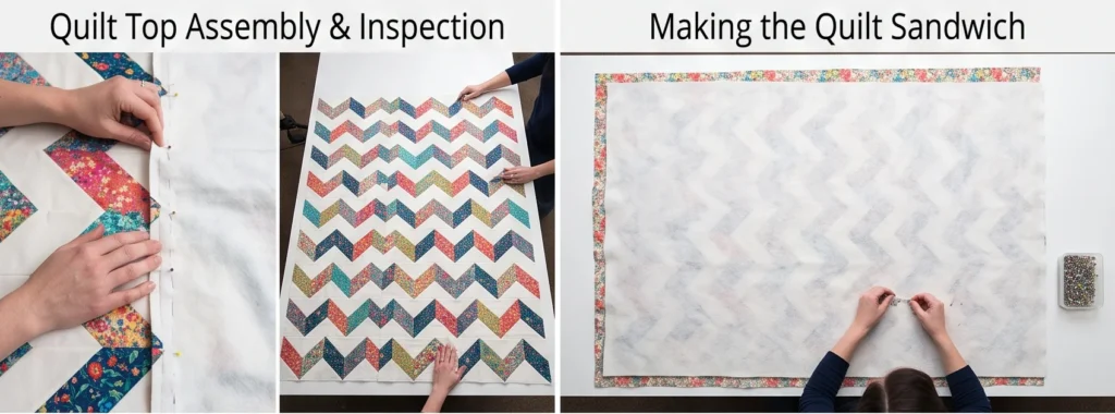 Bold Chevron Layer Cake Quilt for Contemporary Appeal