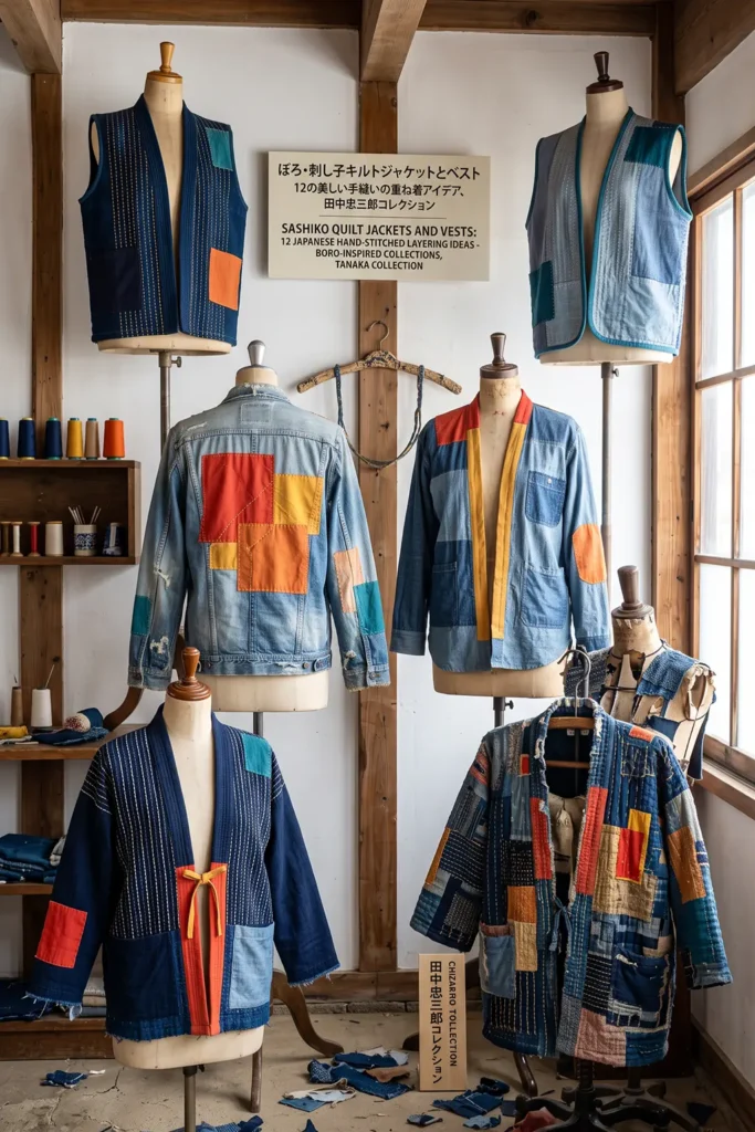 Boro-Inspired Patchwork Sashiko Jacket for Effortless Layering