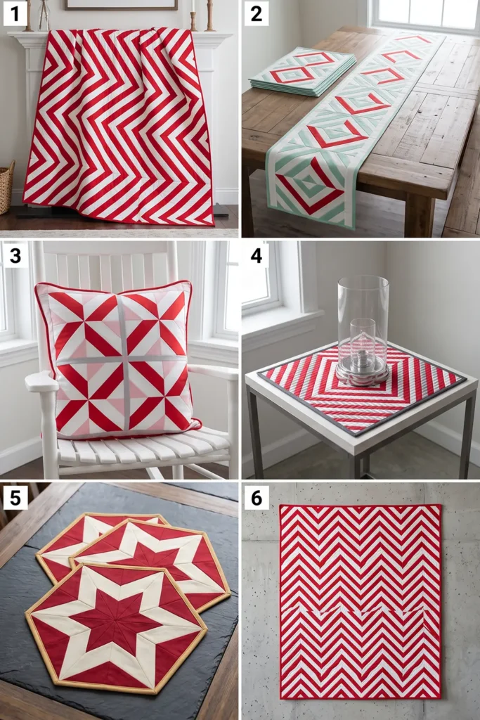 Candy Cane Stripe Jelly Roll Quilt for Cheerful Christmas Charm
