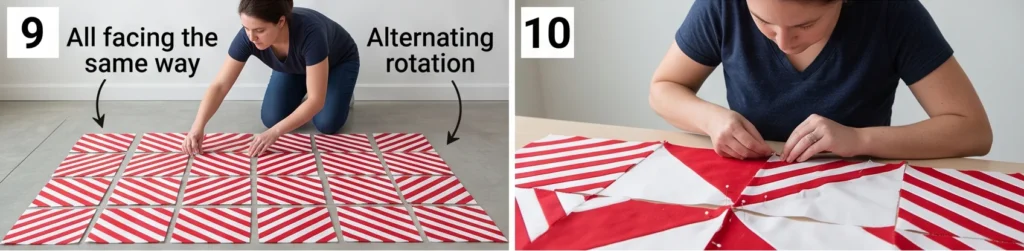 Candy Cane Stripe Jelly Roll Quilt for Cheerful Christmas Charm