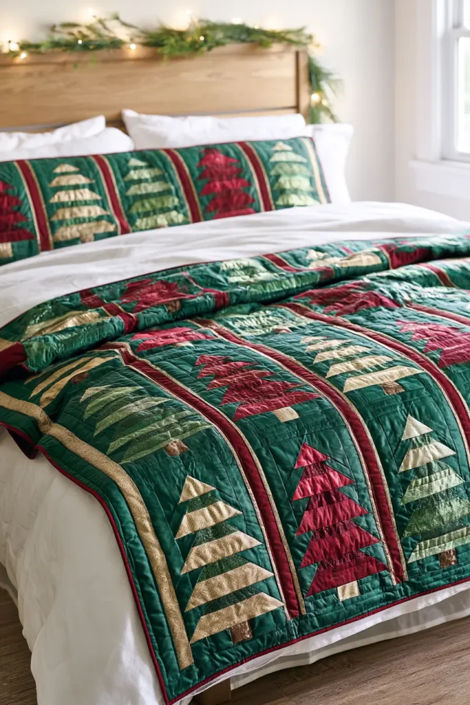 Christmas Tree Jelly Roll Quilt Patterns for Festive Holiday Décor