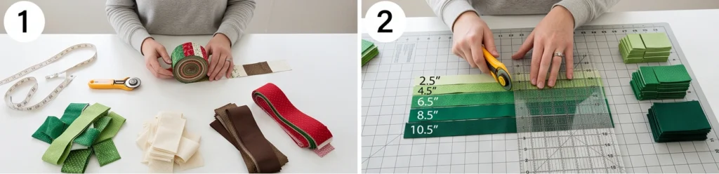 Christmas Tree Jelly Roll Quilt Patterns for Festive Holiday Décor