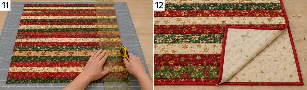 Classic Jelly Roll Race Quilt for a Fast Christmas Finish
