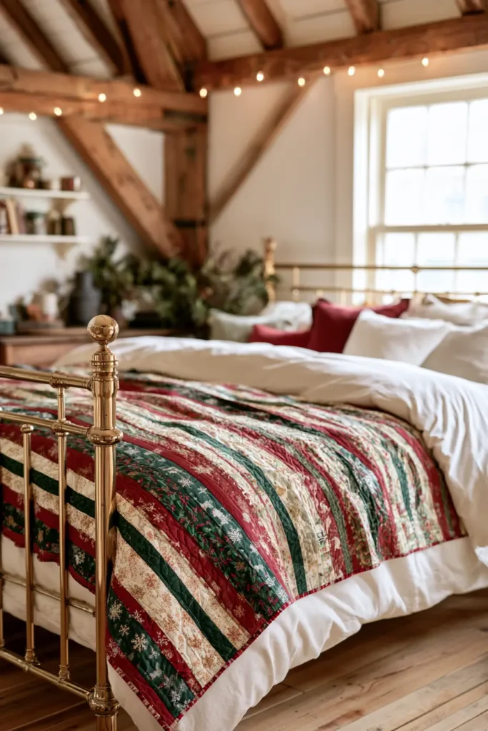 Classic Jelly Roll Race Quilt for a Fast Christmas Finish