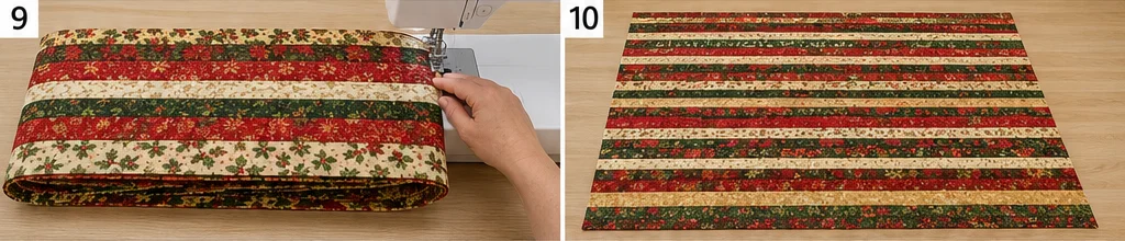 Classic Jelly Roll Race Quilt for a Fast Christmas Finish