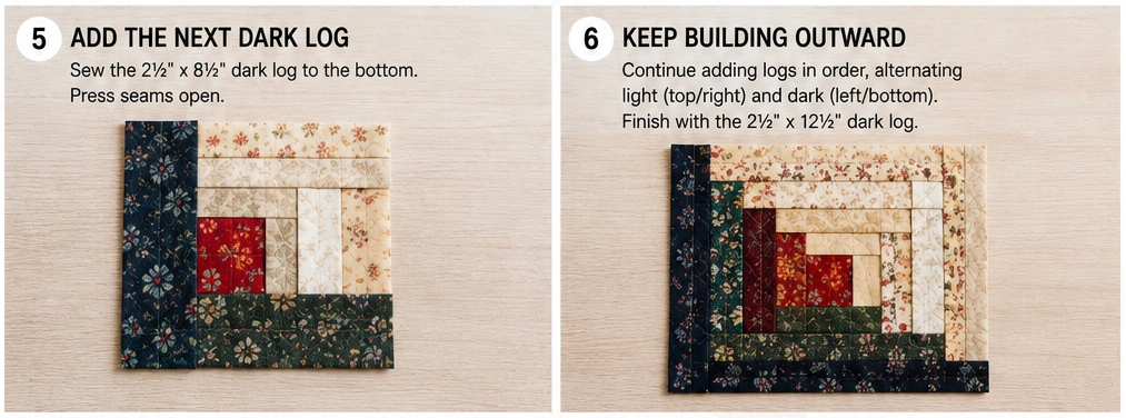 Classic Log Cabin Layer Cake Quilt for Timeless Elegance