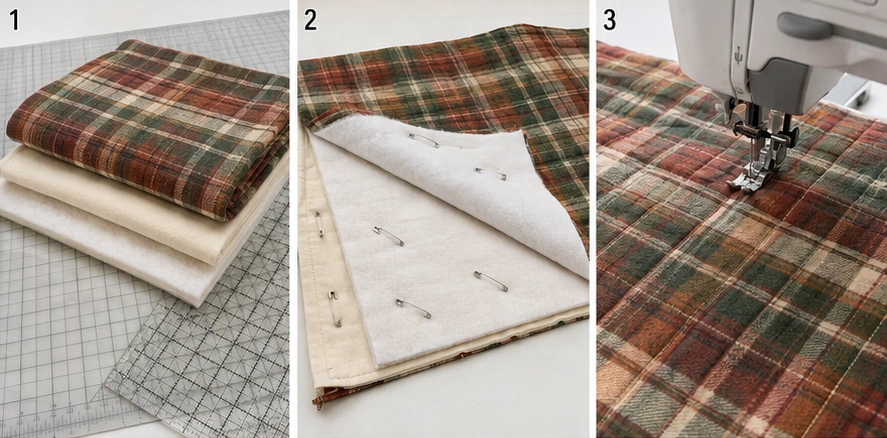 Cozy Plaid Quilted Shacket for Crisp Autumn Days