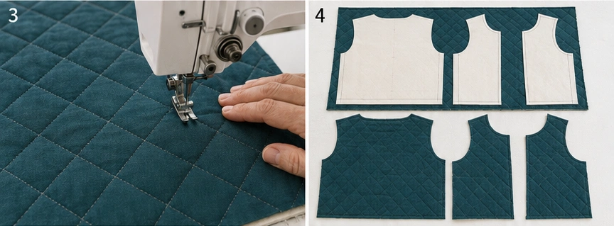 Cropped Quilted Vest for Chic Sweater-Weather Layering