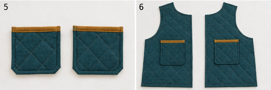 Cropped Quilted Vest for Chic Sweater-Weather Layering