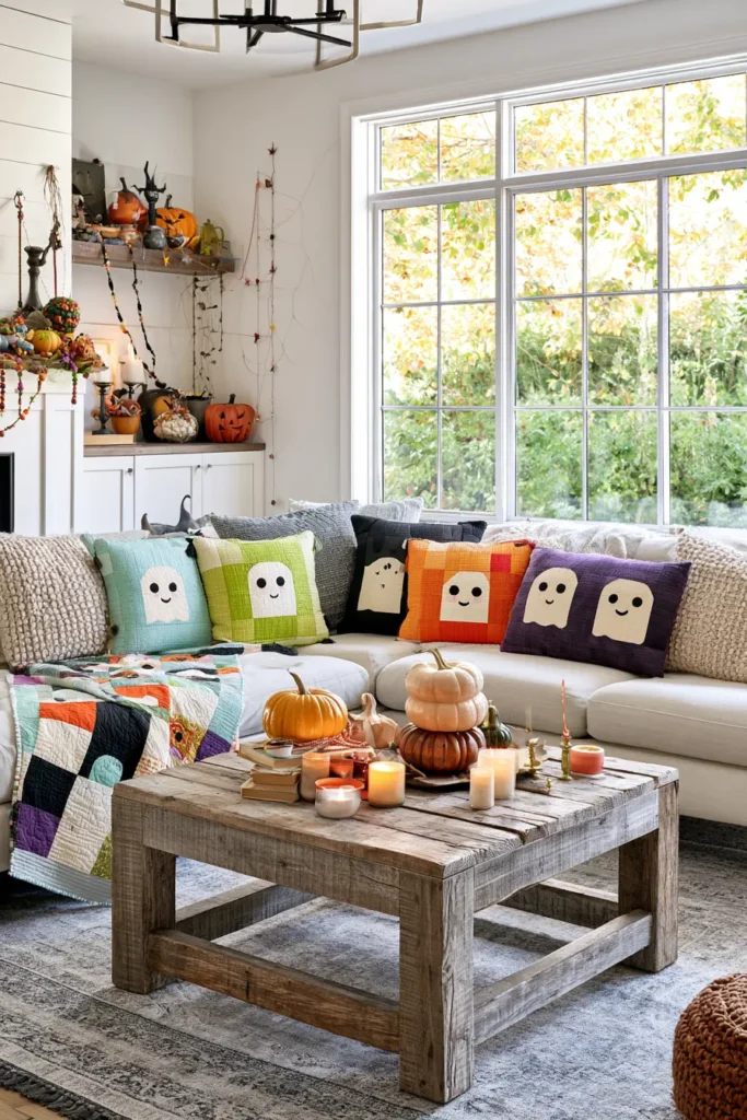 Cute Ghost Appliqué Quilt Blocks for Beginners