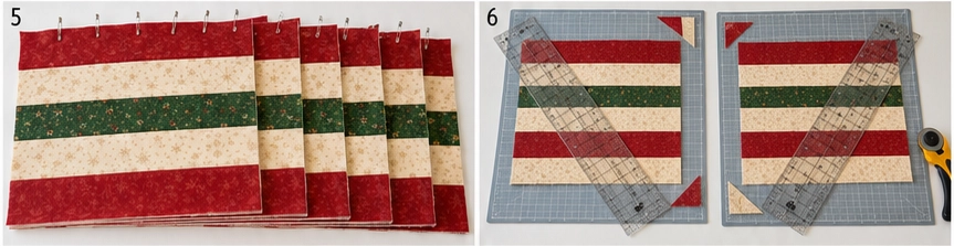 Jelly Roll Chevron Christmas Quilt for Modern Festive Appeal