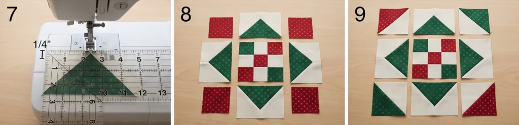 Jelly Roll Christmas Star Quilt for an Elegant Holiday Statement