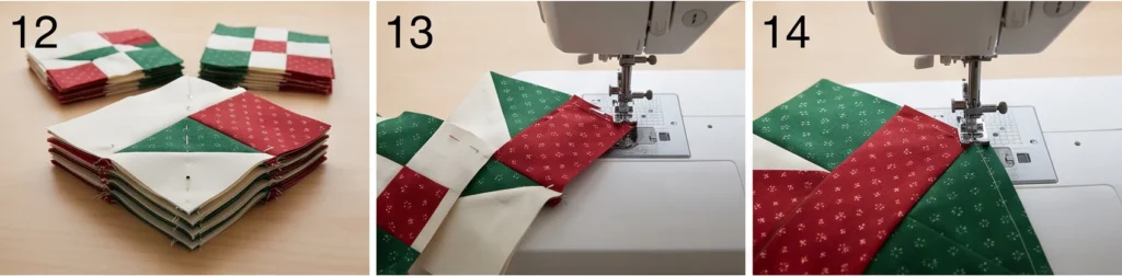 Jelly Roll Christmas Star Quilt for an Elegant Holiday Statement