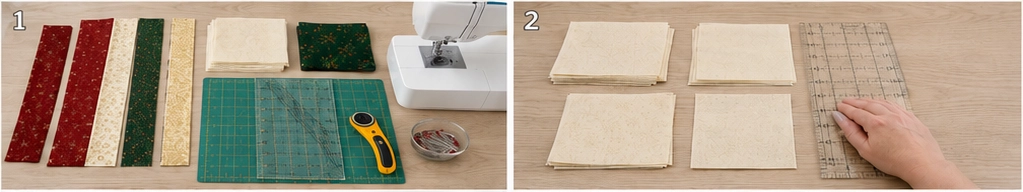 Jelly Roll Christmas Table Runner Patterns
