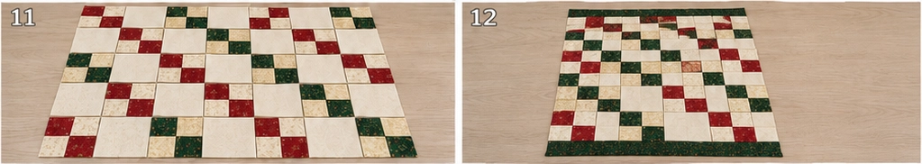 Jelly Roll Christmas Table Runner Patterns