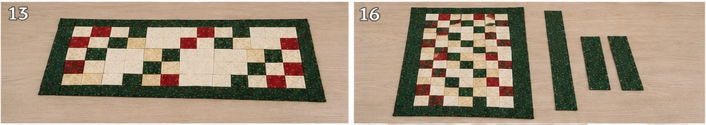 Jelly Roll Christmas Table Runner Patterns