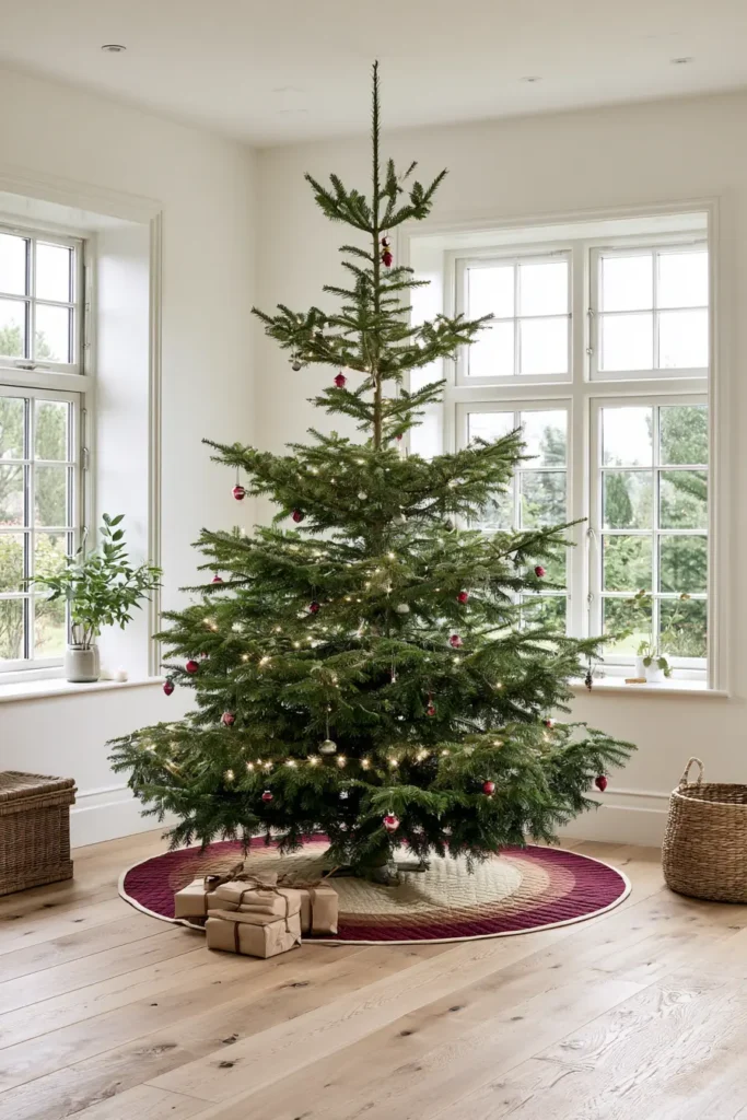 Jelly Roll Christmas Tree Skirt