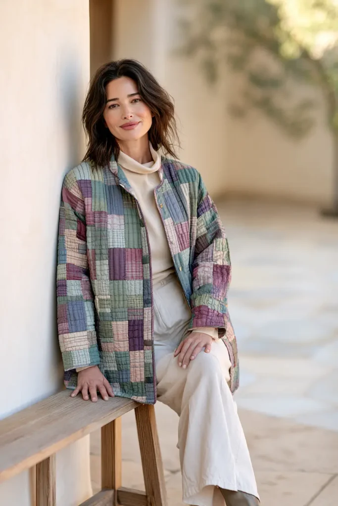 Lightweight Quilted Jacket for Transitional Early-Fall Weather