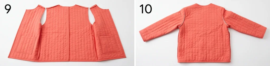 Lightweight Quilted Jacket for Transitional Early-Fall Weather