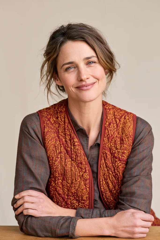 Longline Quilted Duster Vest for Elegant Fall Layers