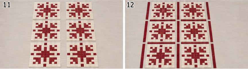 Nordic Snowflake Jelly Roll Quilt for Cozy Winter Elegance