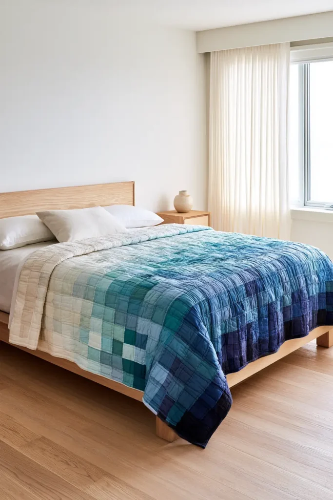 Ombre Gradient Layer Cake Quilt for Stunning Color Transitions