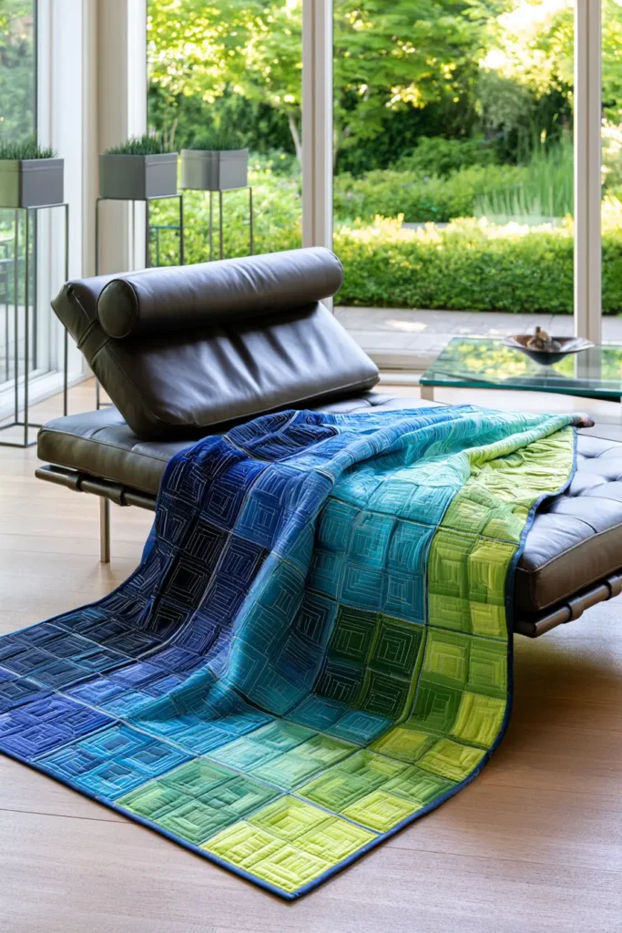 Ombre Gradient Layer Cake Quilt for Stunning Color Transitions