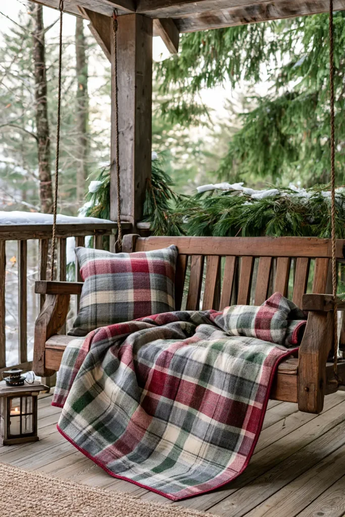 Plaid Flannel Jelly Roll Christmas Quilt for Rustic Farmhouse Warmth