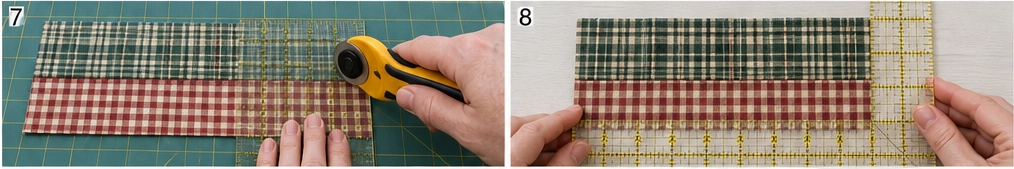 Plaid Flannel Jelly Roll Christmas Quilt for Rustic Farmhouse Warmth