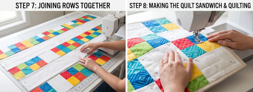Playful Pinwheel Layer Cake Quilt for Movement and Charm
