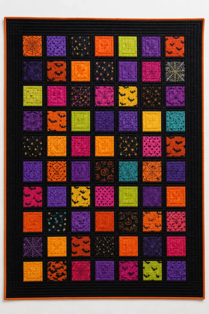 Quick Charm Pack and Jelly Roll Halloween Quilt Patterns