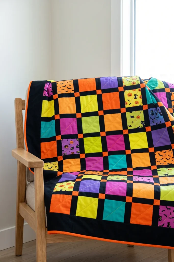 Quick Charm Pack and Jelly Roll Halloween Quilt Patterns