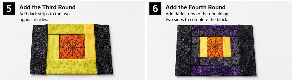 Quick Charm Pack and Jelly Roll Halloween Quilt Patterns
